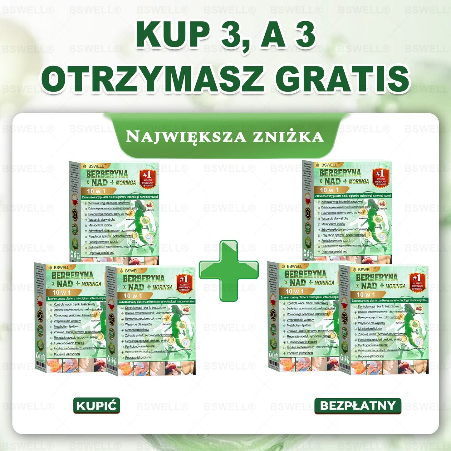 🧑‍⚕️🏆   BSWELL® Nano mikroigłowy plaster wyszczuplający (Raz dziennie, efekty już po 28 dniach ✅ Wspiera odchudzanie, serce, cukrzycę, sen, jelita, stawy i więcej.