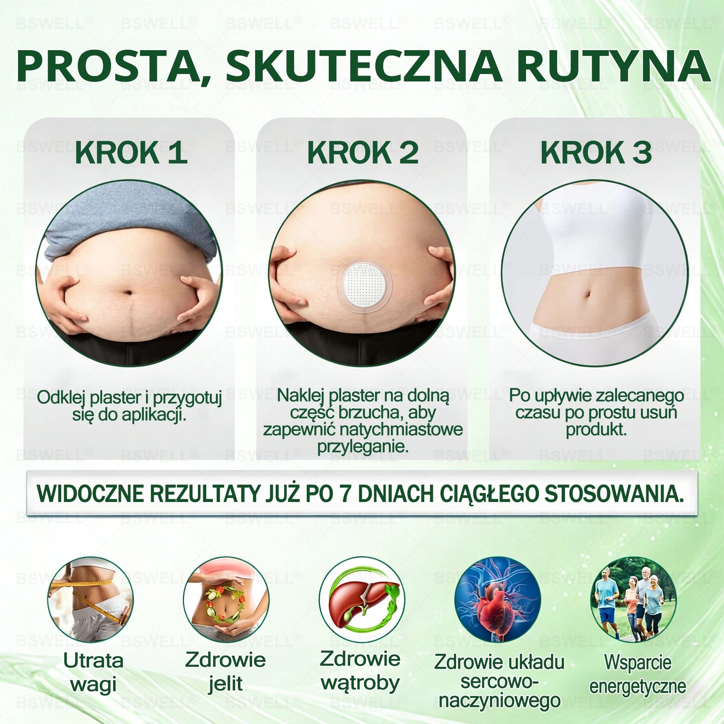 🧑‍⚕️🏆   BSWELL® Nano mikroigłowy plaster wyszczuplający (Raz dziennie, efekty już po 28 dniach ✅ Wspiera odchudzanie, serce, cukrzycę, sen, jelita, stawy i więcej.