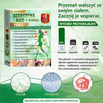 🧑‍⚕️🏆   BSWELL® Nano mikroigłowy plaster wyszczuplający (Raz dziennie, efekty już po 28 dniach ✅ Wspiera odchudzanie, serce, cukrzycę, sen, jelita, stawy i więcej.