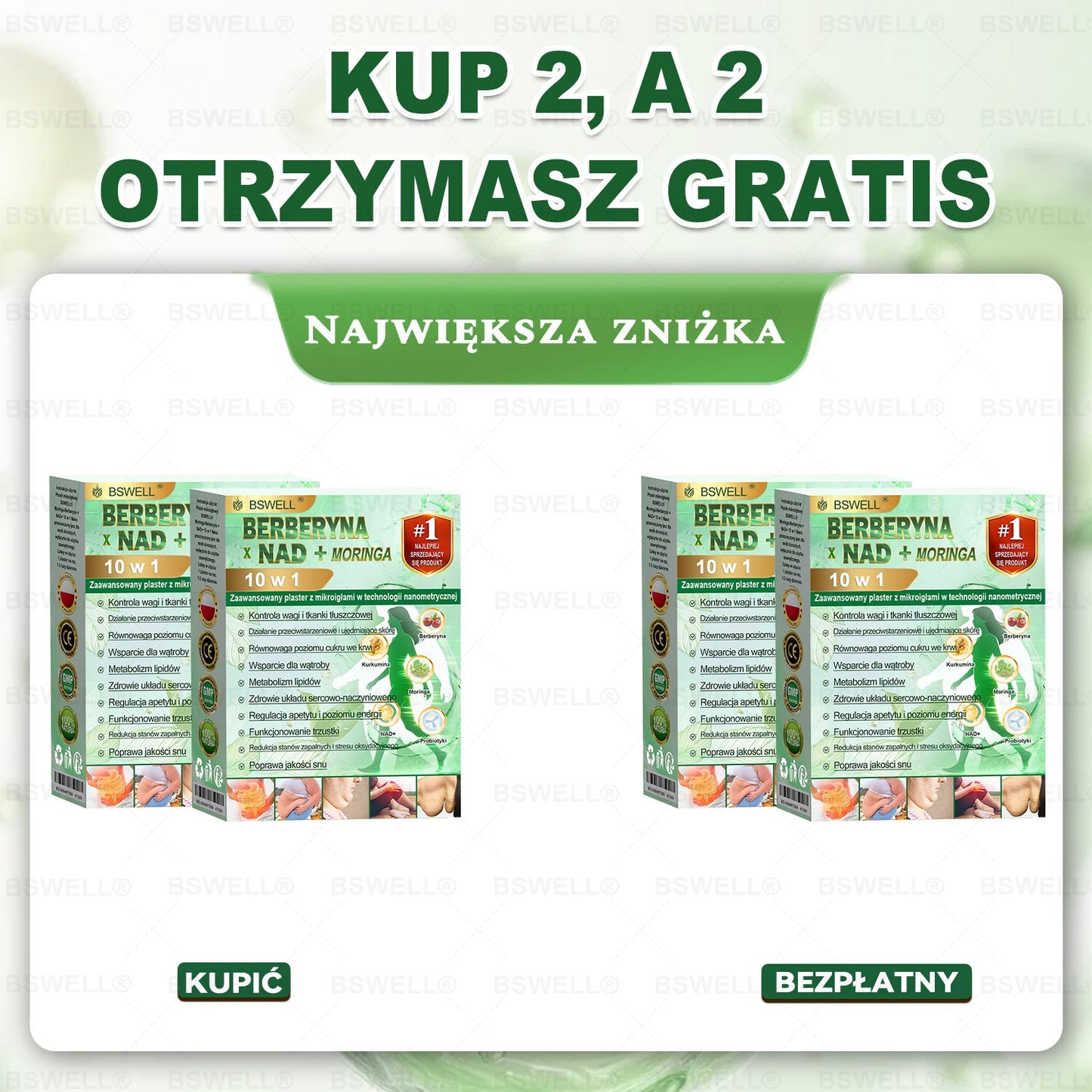 🧑‍⚕️🏆   BSWELL® Nano mikroigłowy plaster wyszczuplający (Raz dziennie, efekty już po 28 dniach ✅ Wspiera odchudzanie, serce, cukrzycę, sen, jelita, stawy i więcej.