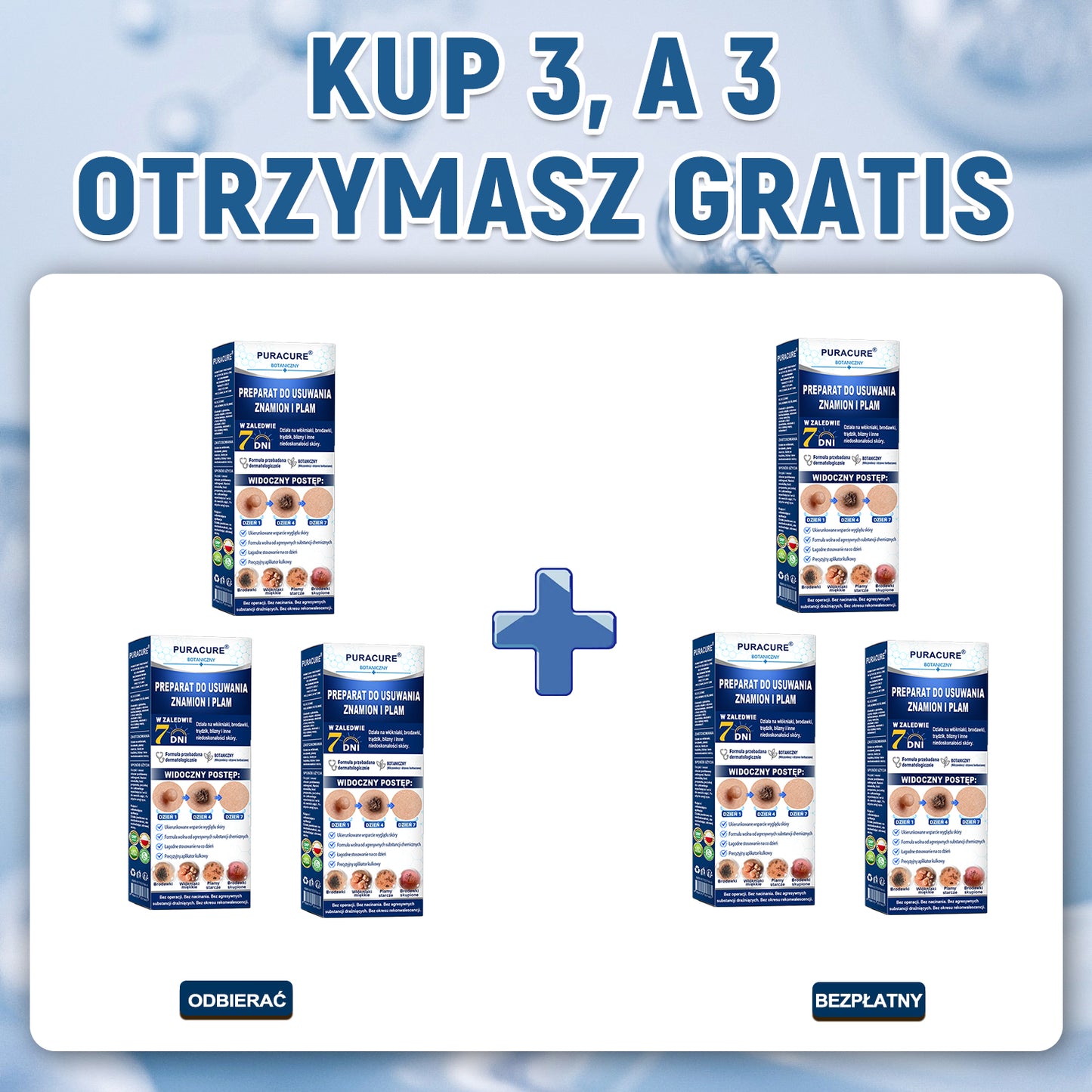 PuraCure® 👩‍⚕️ Pisak do Usuwania Zmian Skórnych i Przebarwień w 7 Dni – Bezbolesna Aplikacja, Bez Powstawania Blizn, Profesjonalny Aplikator Rollerball