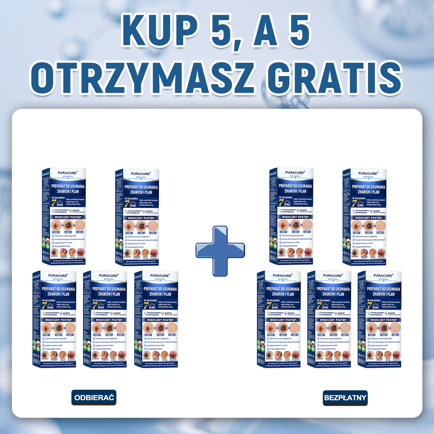 PuraCure® 👩‍⚕️ Pisak do Usuwania Zmian Skórnych i Przebarwień w 7 Dni – Bezbolesna Aplikacja, Bez Powstawania Blizn, Profesjonalny Aplikator Rollerball