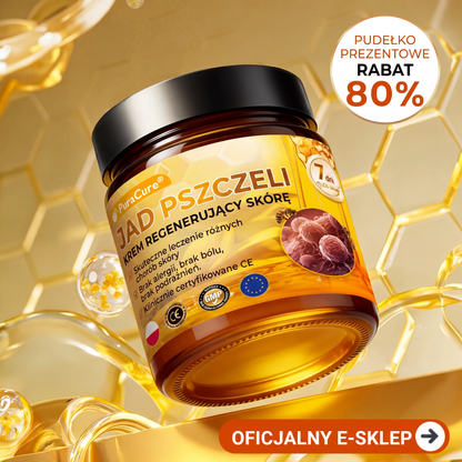 🥇🐝PuraCure® Jad Pszczeli Regeneracja Skóry Krem(👨‍⚕‍CE zatwierdzone)👍✅